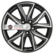 7*17 5*114,3 ET39 60,1 Khomen Wheels KHW1706 Black-FP (RAV4)