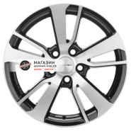 7*17 5*114,3 ET38 67,1 Khomen Wheels KHW1704 Black-FP (Outlander)