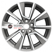 7*18 5*112 ET45 57,1 Khomen Wheels KHW1802 Gray-FP (Karoq)