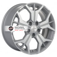 7*17 5*114,3 ET39 60,1 Khomen Wheels KHW1715 F-Silver-FP (RAV4)