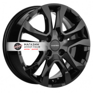6*15 4*100 ET50 60,1 Khomen Wheels KHW1503 Black (Vesta)