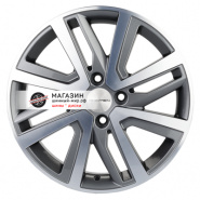 6*16 4*100 ET48 54,1 Khomen Wheels KHW1609 Gray-FP (Rio I/Solaris I)