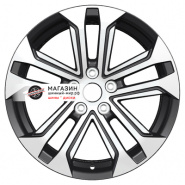 7*18 5*108 ET33 60,1 Khomen Wheels KHW1803 Black-FP (Chery Tiggo 4/Tiggo 7 Pro)