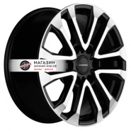 7,5*18 6*139,7 ET30 106,1 Khomen Wheels KHW1805 Black-FP (JAC T6 Pickup)