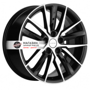 8*18 5*108 ET47 60,1 Khomen Wheels KHW1807 Black-FP (Chery Tiggo 8/8 Pro)