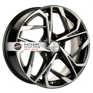 7*17 5*110 ET40 67,1 Khomen Wheels KHW1716 Black-FP (Evolute i-Joy)
