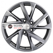 7*17 5*108 ET40 60,1 Khomen Wheels KHW1714 Gray-FP (Chery Tiggo/Tiggo 7 Pro)
