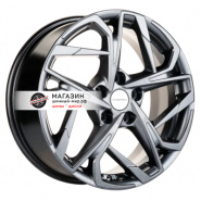 7*17 5*108 ET40 60,1 Khomen Wheels KHW1716 Gray-FP (Chery Tiggo/Tiggo 7 Pro)