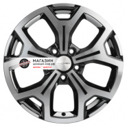 6,5*17 5*108 ET33 60,1 Khomen Wheels KHW1710 Black-FP (Chery Tiggo/Tiggo 7 Pro)