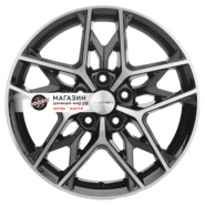 7*17 5*108 ET45 60,1 Khomen Wheels KHW1709 Black-FP (Chery Tiggo 3/Tiggo 3 Pro)