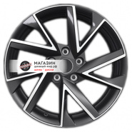 7*17 5*110 ET40 67,1 Khomen Wheels KHW1714 Black-FP (Evolute i-Joy)