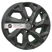 5,5*14 4*100 ET43 60,1 Khomen Wheels KHW1402 Gray (Corolla/X-RAY/Logan)