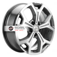 6,5*17 5*120 ET55 65,1 Khomen Wheels KHW1710(2) Gray-FP (VW Transporter)