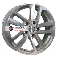 6,5*16 5*108 ET50 63,35 Khomen Wheels KHW1612 F-Silver-FP (Focus)
