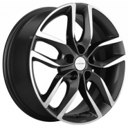 6,5*17 5*108 ET43 65,1 Khomen Wheels KHW1708 Gray-FP (Dongfeng AX7/Evolute i-PRO)