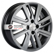 6*16 4*100 ET41 60,1 Khomen Wheels KHW1609 G-Silver (XRay)