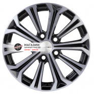 6,5*16 5*108 ET45 60,1 Khomen Wheels KHW1610 Black-FP (Chery Tiggo 3/Tiggo 3 Pro)