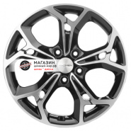 7*17 5*108 ET43 65,1 Khomen Wheels KHW1702 Black-FP (DFM AX 7)