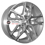 7*17 5*110 ET40 67,1 Khomen Wheels KHW1709 F-Silver-FP (Evolute i-Joy)
