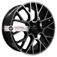 7*18 5*112 ET45 57,1 Khomen Wheels KHW1818 Black-FP (Karoq)