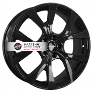 7*19 5*114,3 ET35 60,1 Khomen Wheels KHW1906 Black (Lexus NX)