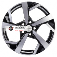 7*17 5*108 ET43 65,1 Khomen Wheels KHW1712 Black-FP (DFM AX 7)