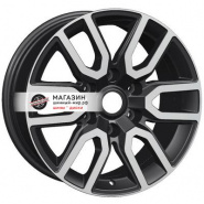 8*17 6*139,7 ET45 93,1 Khomen Wheels KHW1723 Black-FP (Mazda BT50)