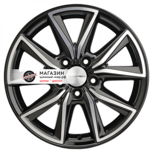 7*17 5*114,3 ET50 67,1 Khomen Wheels KHW1706 Black-FP (CX-5) - 1