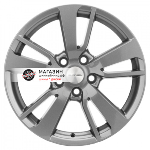 7*17 5*114,3 ET38 67,1 Khomen Wheels KHW1704 Gray (Outlander) - 1
