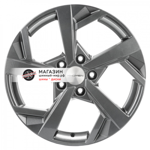 7*17 5*114,3 ET45 66,1 Khomen Wheels KHW1712 Gray (Teana/X-Trail) - 1