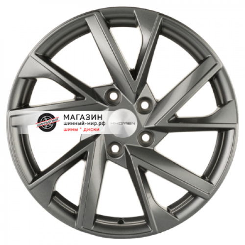 7*17 5*114,3 ET45 67,1 Khomen Wheels KHW1714 Gray (CX-5/i40/X-Trail) - 1
