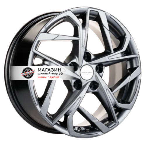 7*17 5*114,3 ET50 67,1 Khomen Wheels KHW1716 Gray-FP (CX-5/Seltos/Optima) - 1