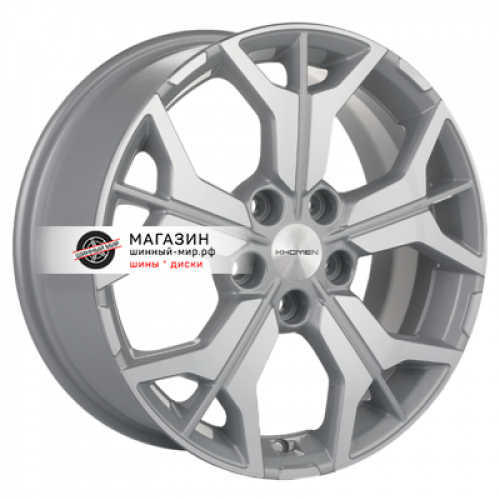 7*17 5*112 ET54 57,1 Khomen Wheels KHW1715 F-Silver-FP (Jetta) - 1