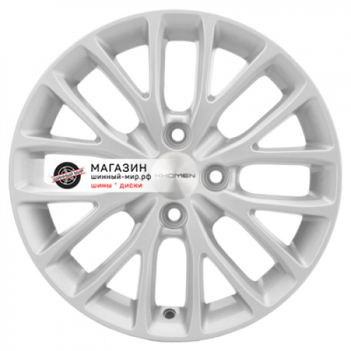 6*15 4*100 ET40 60,1 Khomen Wheels KHW1506 F-Silver (Logan) - 1
