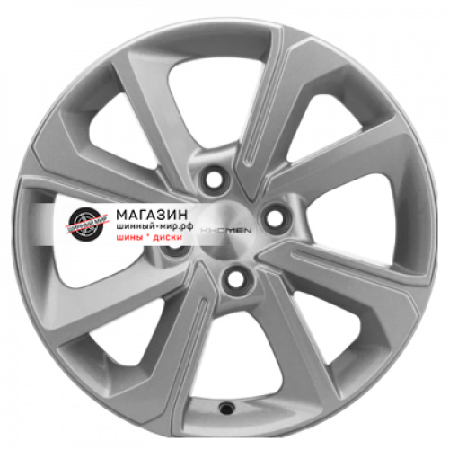 6*15 4*98 ET36 58,6 Khomen Wheels KHW1501 F-Silver (Lada Granta) - 1