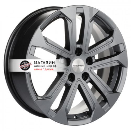 7*18 5*114,3 ET50 54,1 Khomen Wheels KHW1803 Gray (Coolray) - 1