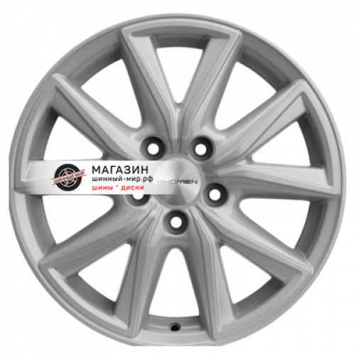 7*17 5*114,3 ET50 67,1 Khomen Wheels KHW1706 F-Silver (CX-5/Seltos/Optima) - 1