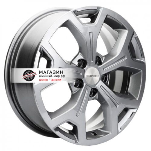 6,5*17 5*114,3 ET50 67,1 Khomen Wheels KHW1710 G-Silver (Ceed) - 1