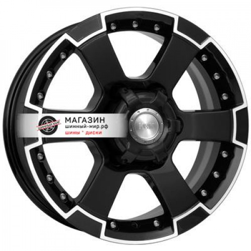 7*16 6*139,7 ET30 106,1 КиК M56 (КС593) Алмаз черный - 1