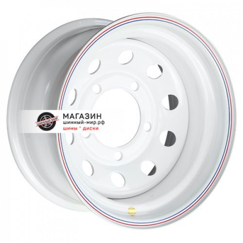 8*16 5*165,1 ET-24 125 Off-Road Wheels Ленд Ровер Белый - 1