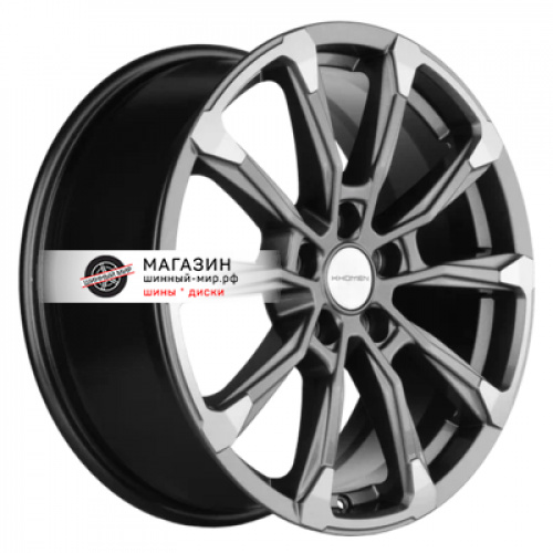 7,5*18 5*114,3 ET40 64,1 Khomen Wheels KHW1808 Gray-FP (Haval F7/F7x) - 1