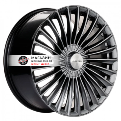 9,5*20 5*112 ET38 66,6 Khomen Wheels KHW2008 Dark Chrome (Mercedes Rear) - 1