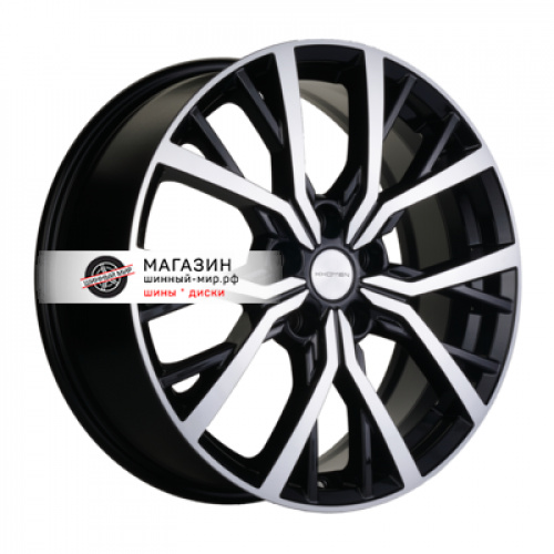 7*18 5*108 ET36 65,1 Khomen Wheels KHW1806 Black-FP (Exeed TXL) - 1