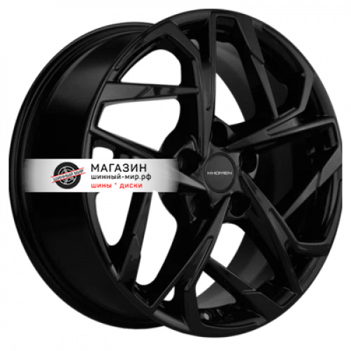 7*17 5*108 ET40 54,1 Khomen Wheels KHW1716 Black (Jac/Москвич 3) - 1