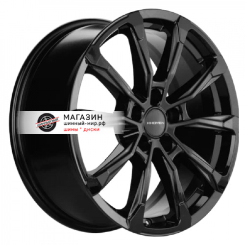 7,5*18 5*108 ET40 54,1 Khomen Wheels KHW1808 Black (Jac/Москвич 3) - 1