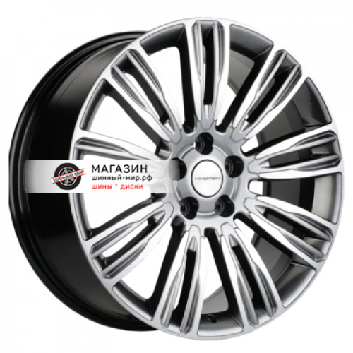 8,5*20 5*120 ET45 72,6 Khomen Wheels KHW2004 Dark Chrome-FP (RRover) - 1
