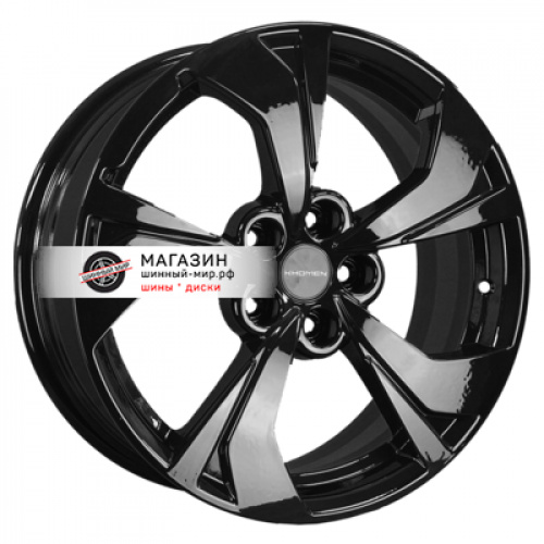 7*17 5*108 ET40 54,1 Khomen Wheels KHW1724 Black (Jac/Москвич 3) - 1