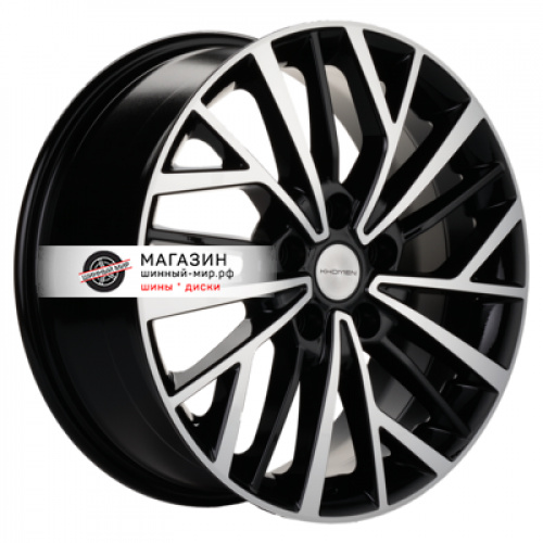 7*17 5*110 ET46 63,3 Khomen Wheels KHW1717 Black-FP (Changan CS35/CS35 Pro) - 1