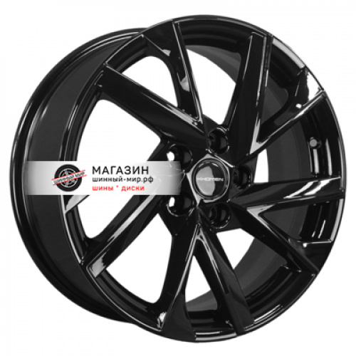 7*17 5*108 ET40 54,1 Khomen Wheels KHW1714 Black (Jac/Москвич 3) - 1