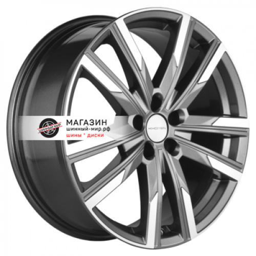 7,5*19 5*108 ET46 63,4 Khomen Wheels KHW1905 Gray-FP (Geely Monjaro/ Tugella) - 1